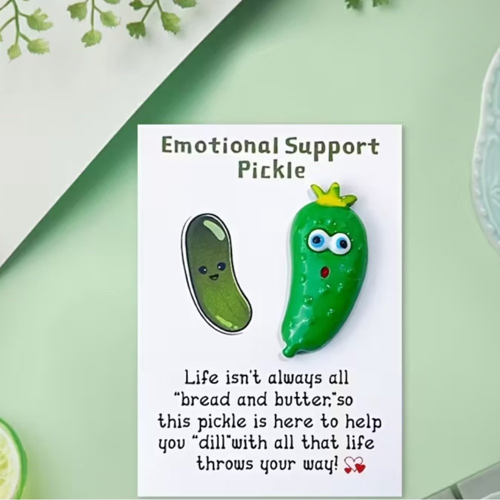 Emotional Support Pickle - Picture 3 of 4